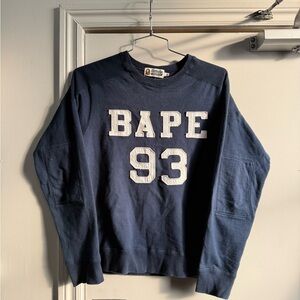 BAPE #93 Navy Sample Crewneck